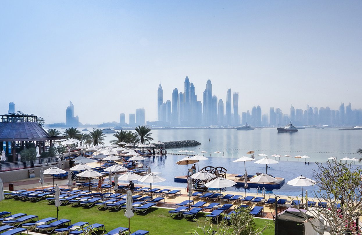 Dukes The Palm, a Royal Hideaway Hotel beach club view