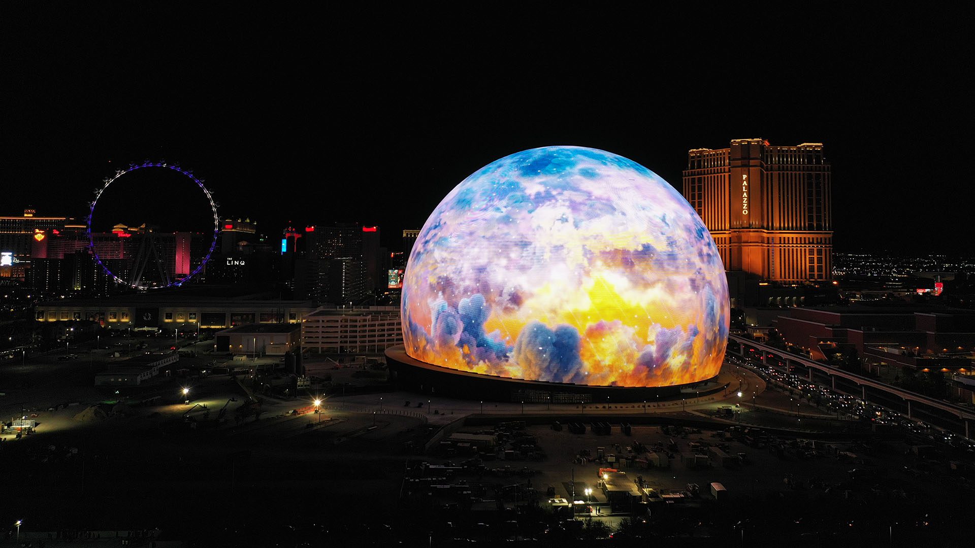 The Sphere, Las Vegas, Photo Credit Tayfun Coskun, Anadolu Agency via Getty Images The Sphere, Las Vegas, Photo Credit Tayfun Coskun, Anadolu Agency via Getty Images